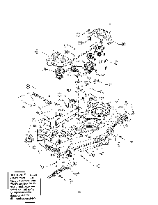 50" deck Diagram and Parts List for 13AR606P730  MTD Lawn Tractor
