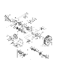 Drive shaft/wheels Diagram and Parts List for 31AM5CSF799  MTD Snow Blower