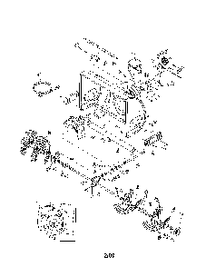 Auger and housing Diagram and Parts List for 31AH5WTG799  MTD Snow Blower