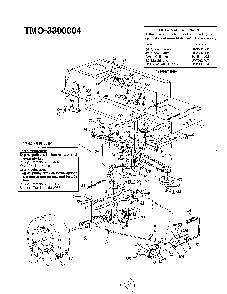 42" lawn tractor/wheel chart page 3 Diagram and Parts List for 3300004  MTD Lawn Tractor
