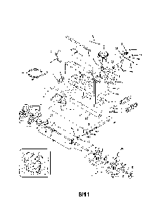 Auger/auger housing Diagram and Parts List for 31BS6FEG731  MTD Snow Blower