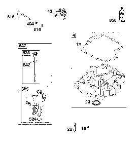 Crankcase cover/sump/lubrication Diagram and Parts List for 13AC26JD093  MTD Lawn Tractor