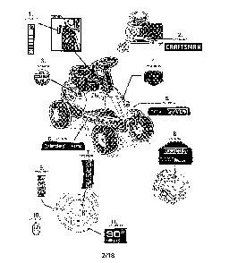Decals Diagram and Parts List for 13A726JD099  MTD Lawn Tractor