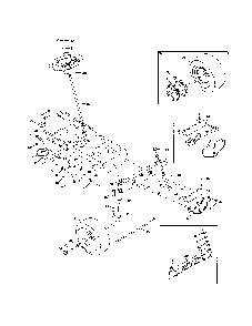 Front end steering Diagram and Parts List for 769-05404  MTD Lawn Tractor