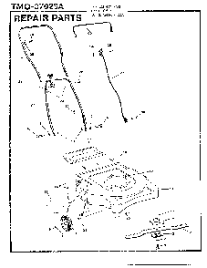 3hp 20" rotary mower Diagram and Parts List for 37023A  MTD Lawn Mower