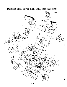 Edgers Diagram and Parts List for 255-599-000  MTD Edger