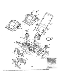 Part Location Diagram of 7468-0234 MTD Shoulder Spacer .25 THK