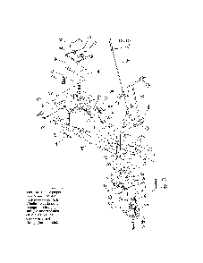 Frame & pto lift Diagram and Parts List for 13AL606G730  MTD Lawn Tractor