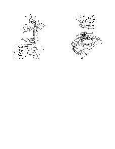 Part Location Diagram of 618-0054 MTD Lower Hsg. Half