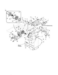 Part Location Diagram of 710-1107 MTD Hex Washer Screw 1/4-20 X .625 In.