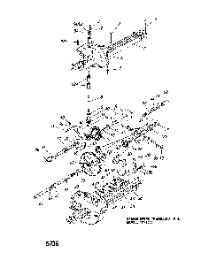 Drive shaft/upper housing Diagram and Parts List for 33931A  MTD Lawn Tractor