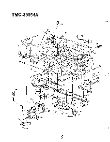 46" 18hp lawn tractor page 6 Diagram and Parts List for 33954A  MTD Lawn Tractor