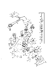 Deck/spindle Diagram and Parts List for 17BSDALD099  MTD Lawn Tractor