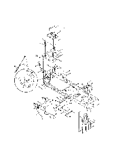 Frame/battery/lift Diagram and Parts List for 131278XS099  MTD Lawn Tractor