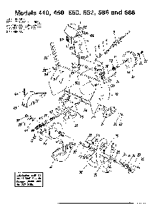 Snow throwers page 5 Diagram and Parts List for 310-550-000  MTD Snow Blower