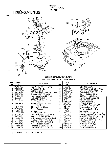 3.75hp 22" rotary mower Diagram and Parts List for 3747102  MTD Lawn Mower