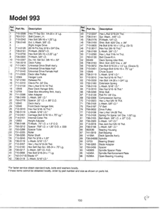 46-Inch Garden Tractor 7 Diagram and Parts List for 14A999401  MTD Lawn Tractor