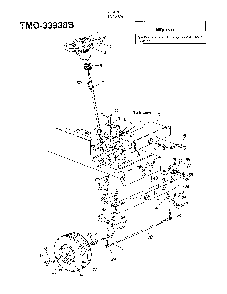 42" lawn tractor page 3 Diagram and Parts List for 33938B  MTD Lawn Mower