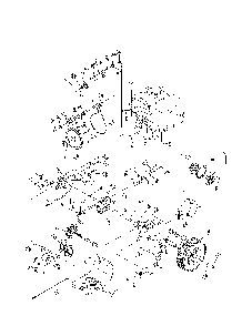 Transmission/wheels Diagram and Parts List for 31AS62EE799  MTD Snow Blower