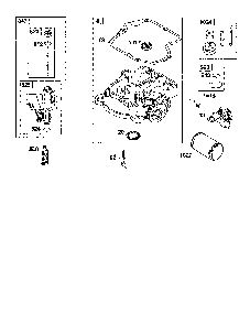 Crankcase/sump Diagram and Parts List for 13AL77XT099  MTD Lawn Tractor