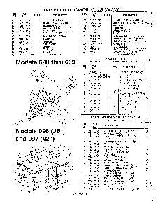 Models 690-699 and 096, 097 Diagram and Parts List for 3650002  MTD Lawn Tractor