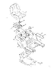 Seat/fender Diagram and Parts List for 13A878XT299  MTD Lawn Tractor