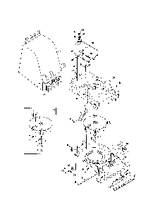 Bag/impeller/housing Diagram and Parts List for 24-A060H799  MTD Leaf Blower / Vacuum