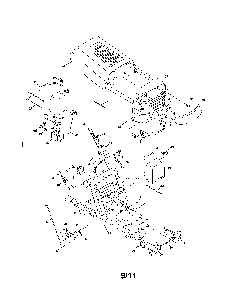 1 style hood Diagram and Parts List for 769-05404  MTD Lawn Tractor