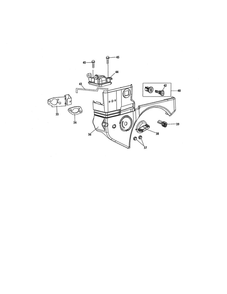 Engine Shroud/Heater Box Diagram and Parts List for 752Z270-SU  MTD Engine