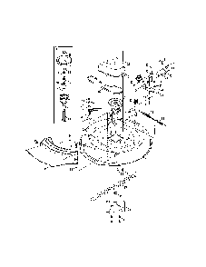 Mower deck/spindle pulley Diagram and Parts List for 13A726JD099  MTD Lawn Tractor