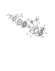 Flywheel/Blower Housing Diagram and Parts List for 752Z483-SUA  MTD Engine