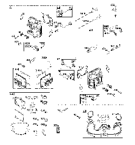 Cylinder head Diagram and Parts List for 17ADFACQ093  MTD Lawn Mower