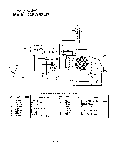 Electrical system page 2 Diagram and Parts List for 145W834P401  MTD Lawn Tractor