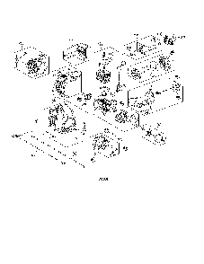 Short block/fuel tank Diagram and Parts List for 41DDZ24C799  MTD Trimmer