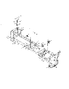Frame Diagram and Parts List for 14B7A3ZQ099  MTD Lawn Tractor