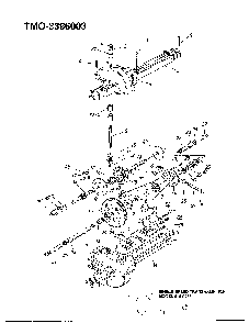Single speed transaxle-r Diagram and Parts List for 3396003  MTD Lawn Tractor