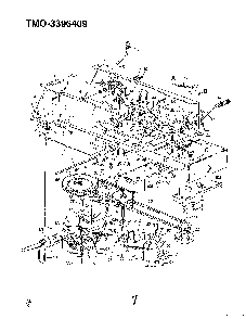 46" 18hp garden tractor page 6 Diagram and Parts List for 3396409  MTD Lawn Tractor