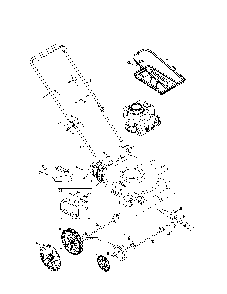 Part Location Diagram of 787-01874C MTD Deck-21 3 In 1