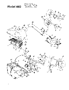 Grass collector Diagram and Parts List for 35115  MTD Leaf Blower / Vacuum