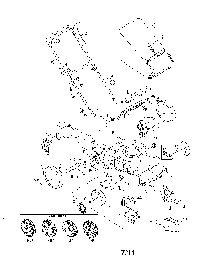Lawn mower Diagram and Parts List for 11A-549R031  MTD Lawn Mower