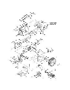 Engine/drive shaft Diagram and Parts List for 31AS6AED799  MTD Snow Blower