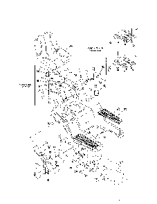 Seat/fender Diagram and Parts List for 13AX611G705  MTD Lawn Tractor