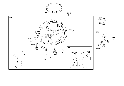 Blower housing/air cleaner Diagram and Parts List for 13AL78XT091  MTD Lawn Tractor