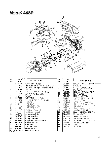 Lawn mower Diagram and Parts List for SKU3747033  MTD Lawn Mower