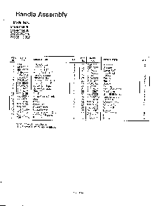 Handle  page 4 Diagram and Parts List for 3525302  MTD Snow Blower