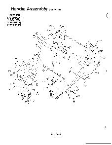 Handle  page 3 Diagram and Parts List for 3525302  MTD Snow Blower