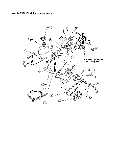 2 qt. fuel tank Diagram and Parts List for E142  MTD Snow Blower