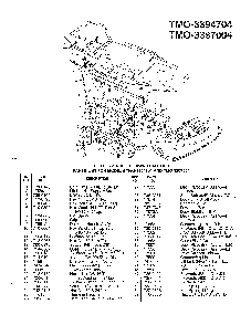 12 hp 38" lawn tractors Diagram and Parts List for 3394704  MTD Lawn Tractor