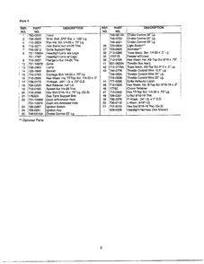 Hood/Grille/Fender/Dash 2 Diagram and Parts List for 690  MTD Lawn Tractor
