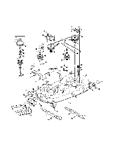 Mower deck/spindle pulley Diagram and Parts List for 13BQA1ZT299  MTD Lawn Tractor